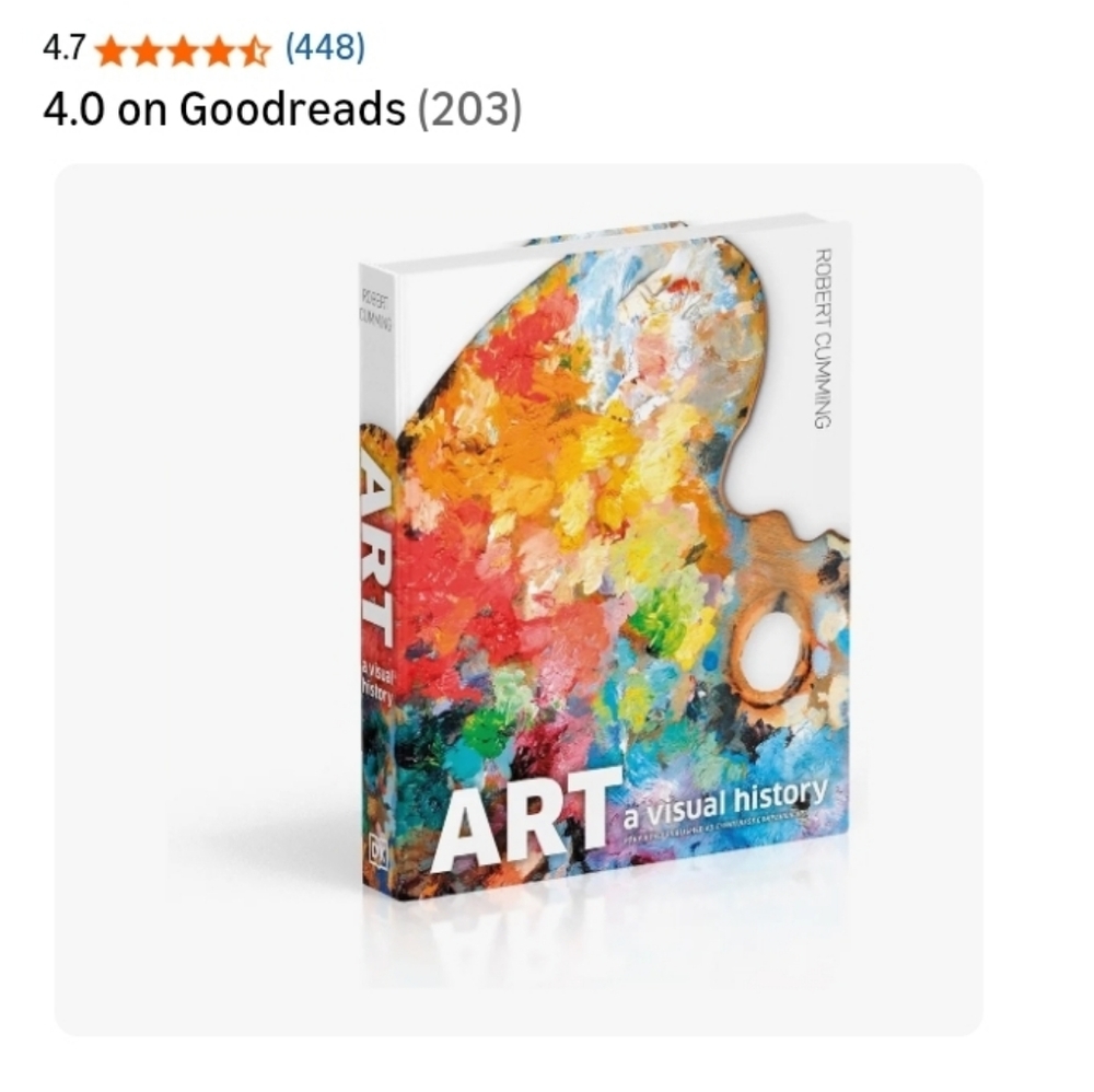NWT "Art: A Visual History" by Robert Cumming - Colorful Hardcover